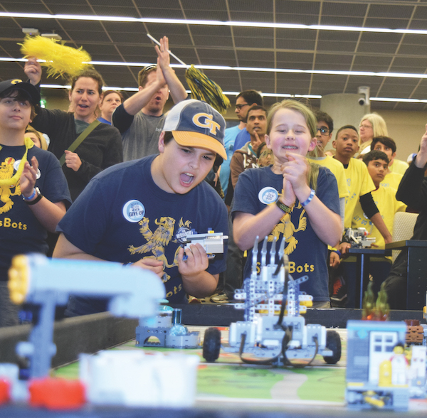 Image of FLL Kids in competition